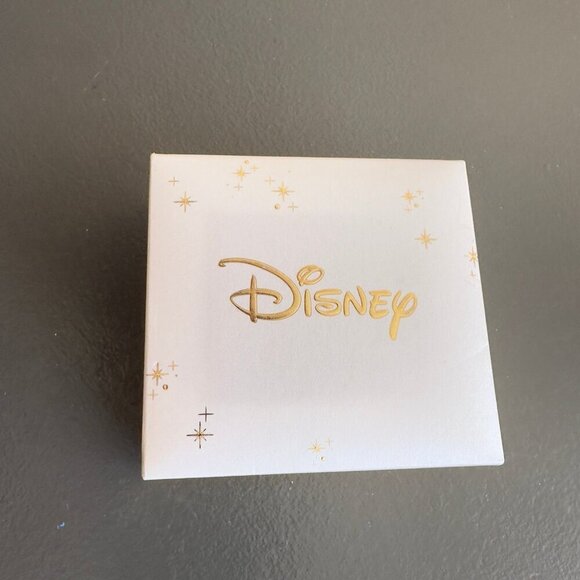 Disney Bowtiful Minnie Mouse Necklace Fine Silver Plated Bow Gold Tone - Picture 2 of 9